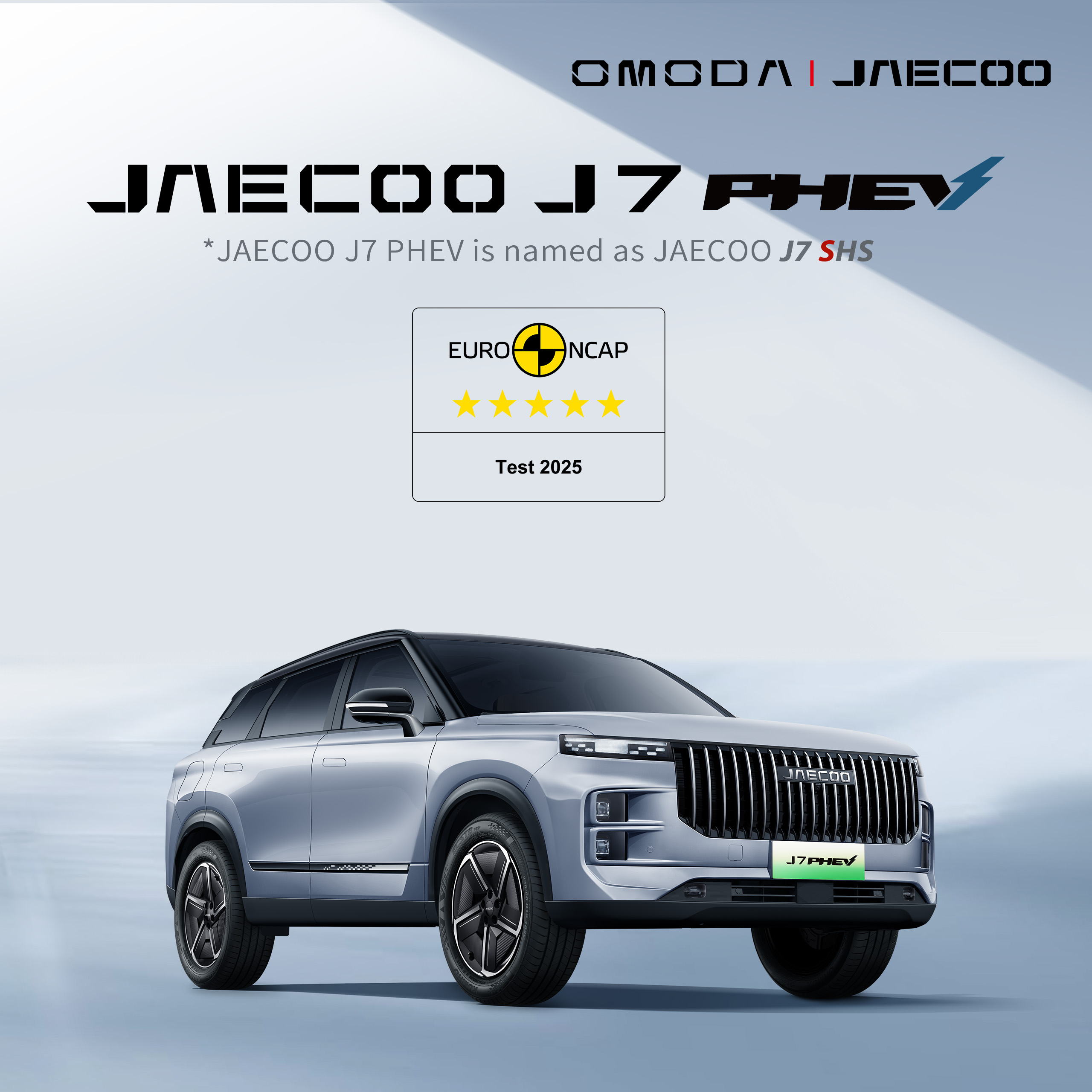 Les derniers tests Euro NCAP attribuent 5 étoiles à la JAECOO 7 SHS et confirment les ambitions du nouvel acteur en matière de sécurité