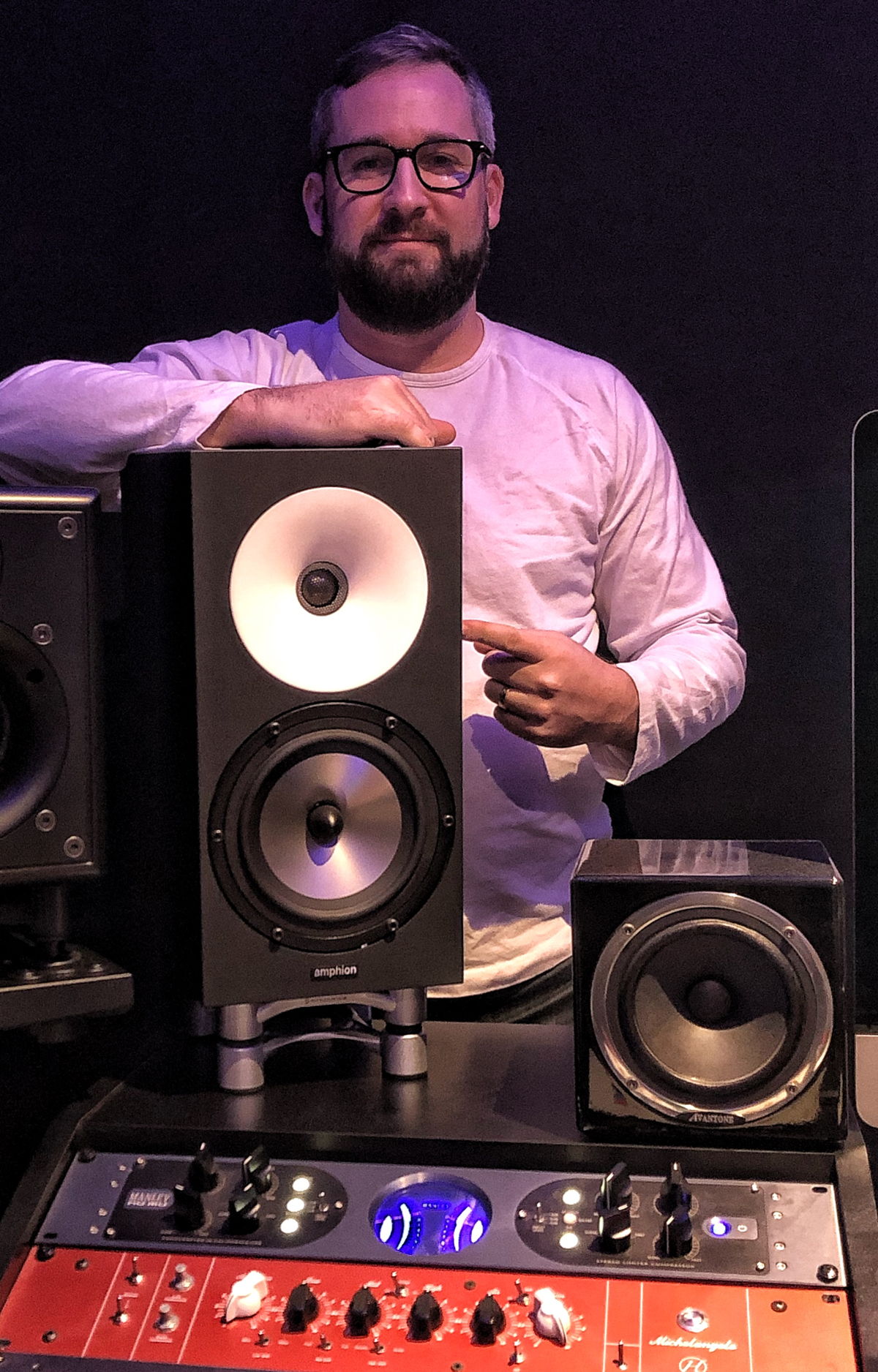 "I connected with Amphion because of how true to the source they are — you know exactly what you are hearing and can see the bigger picture of a track right away."