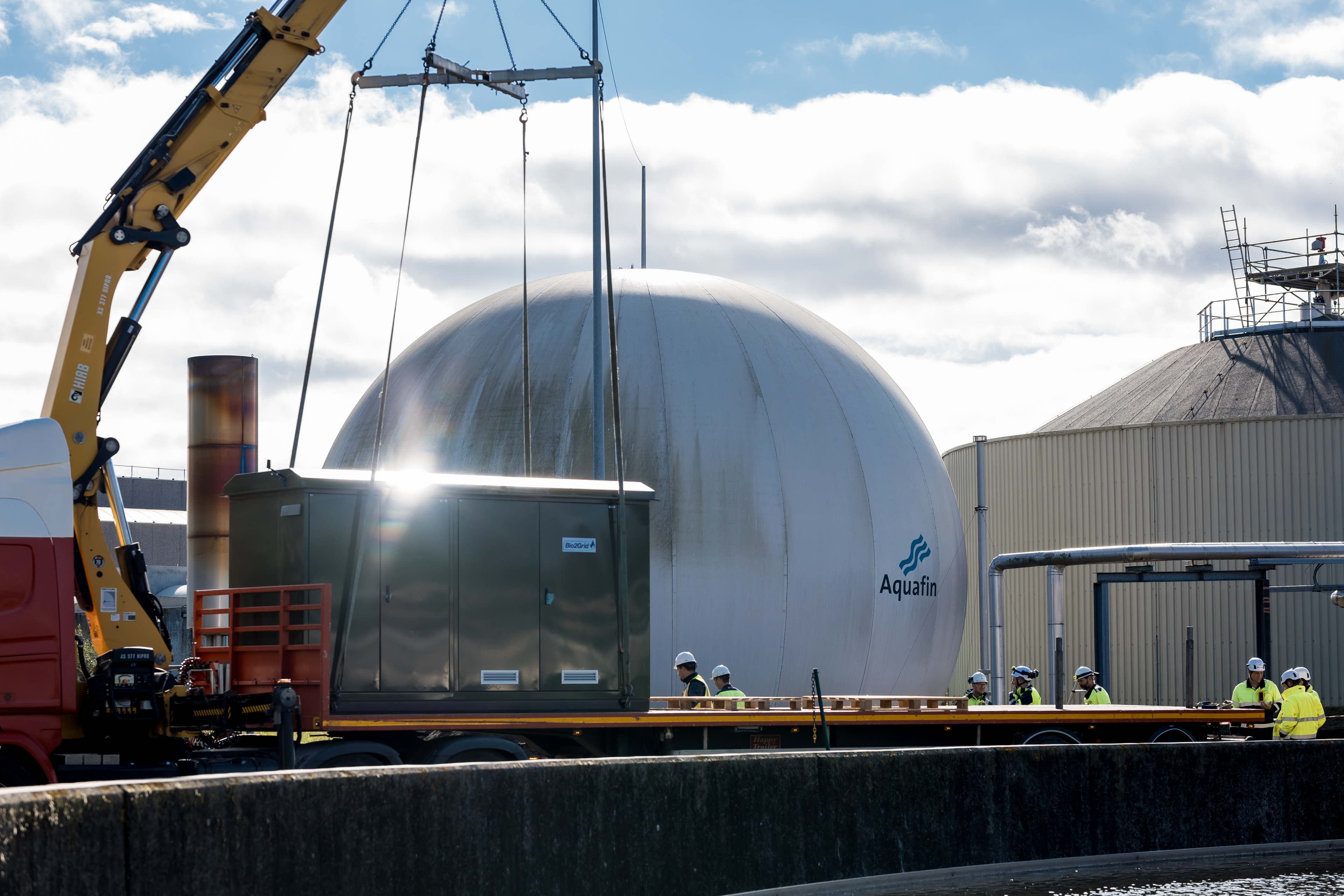 Aquafin trekt productie van groen gas op naar 40 GWh per jaar