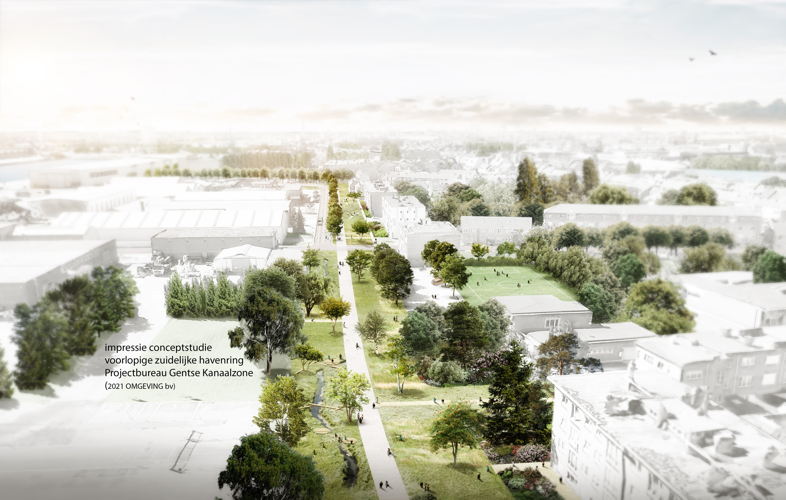 Groene inrichting van de New Orleansstraat naar het zuiden toe (richting Afrikalaan)!