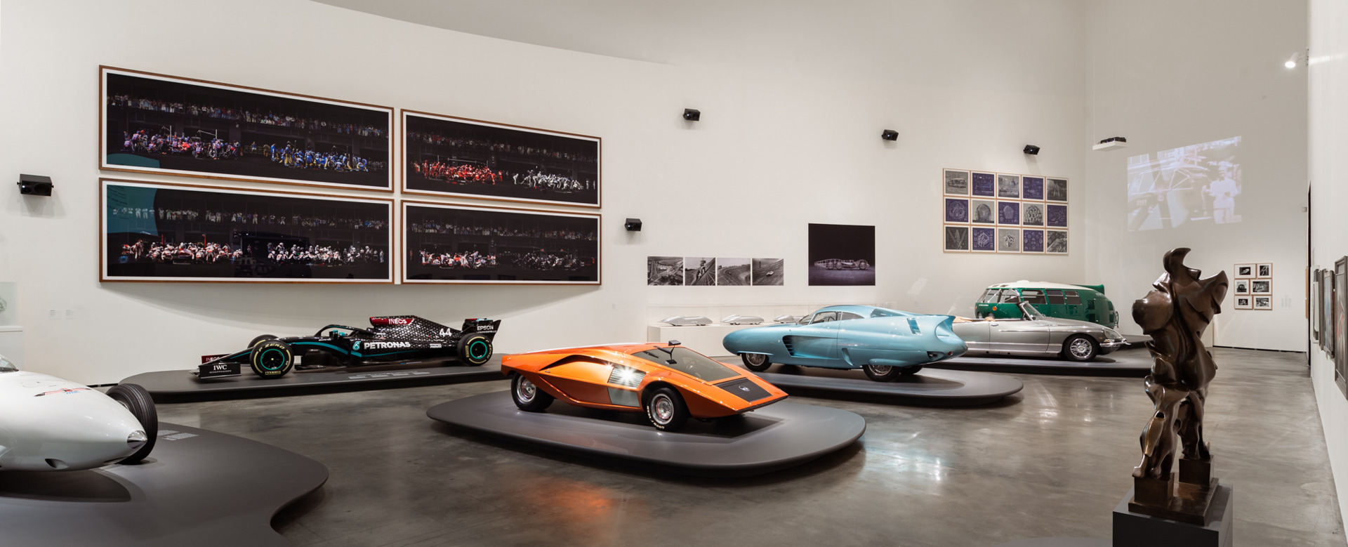 Sennheiser brings sound to life in milestone Guggenheim Museum Bilbao automotive exhibition Motion. Autos, Art, Architecture.