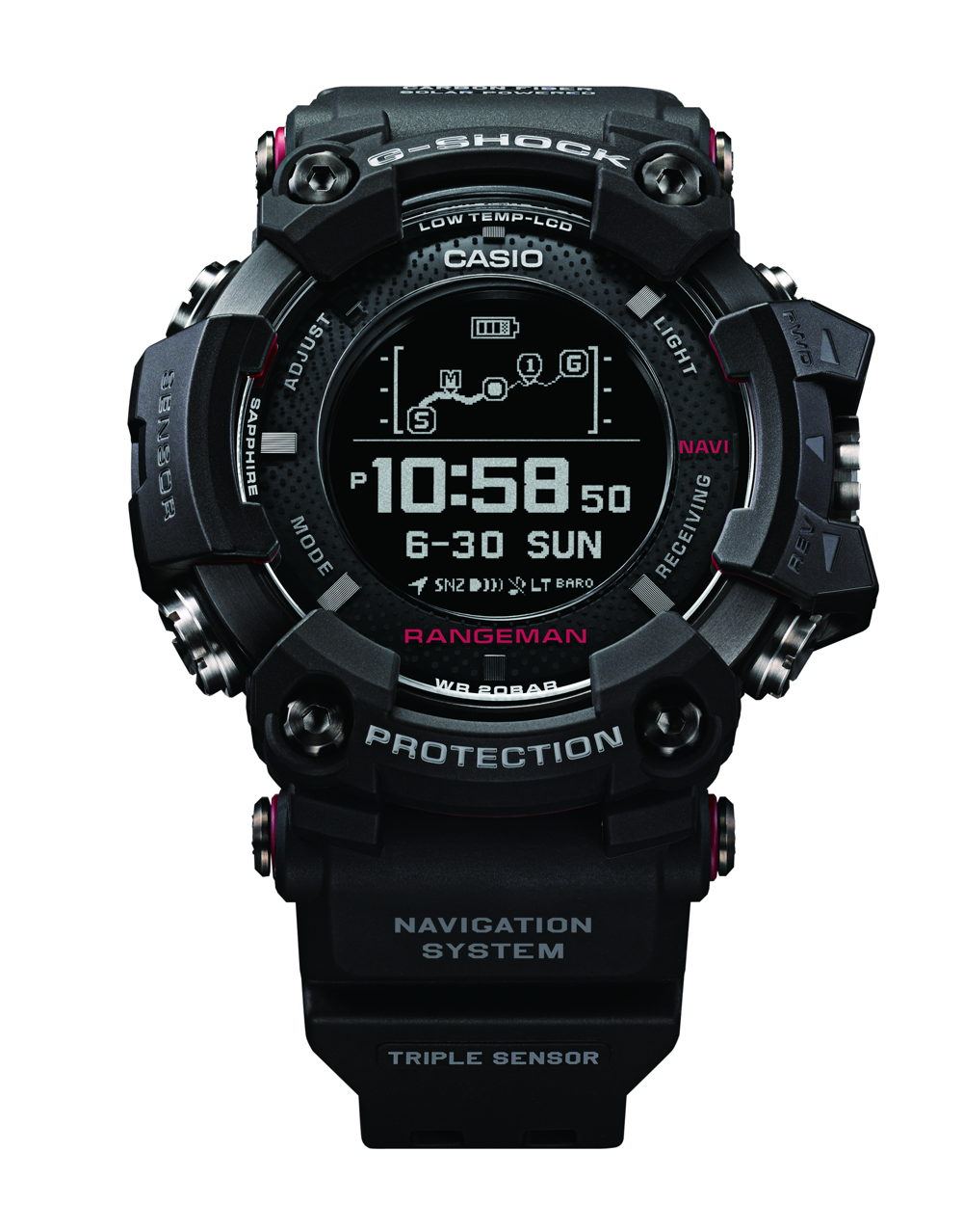 Casio lanza el nuevo G SHOCK RANGEMAN con el primer sistema solar de navegacion GPS del mundo