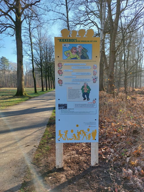 Kiekeboes doe-wandeling in Het Leen