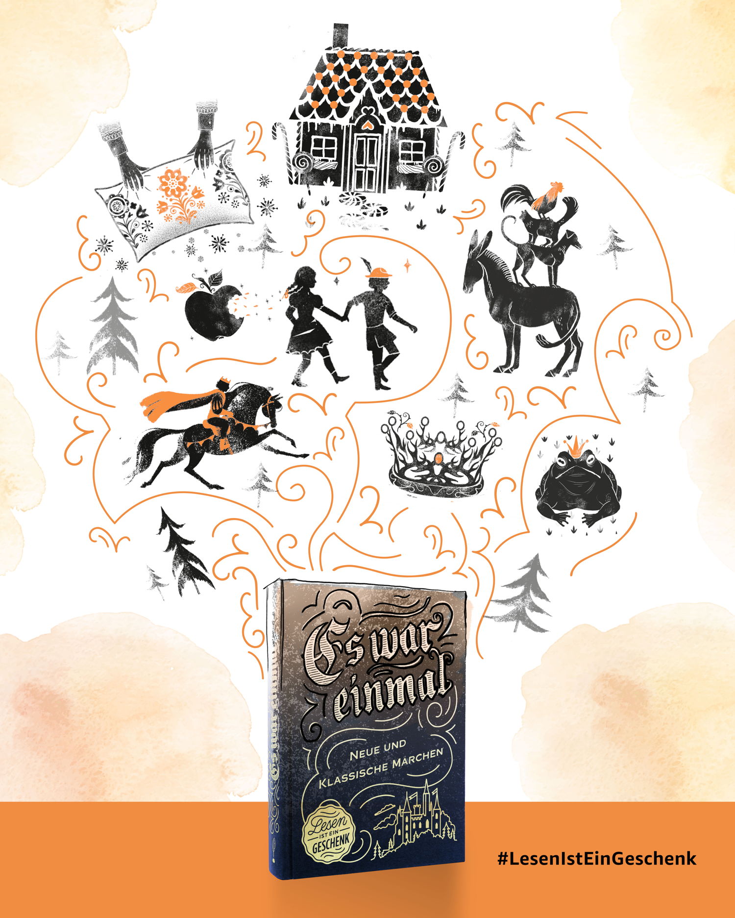 Das Märchenbuch „Es war einmal – Neue und klassische Märchen“ enthält 16 Erzählungen.