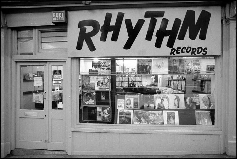 Rhythm Records, Camden, London, 1984. Photo by David Corio.