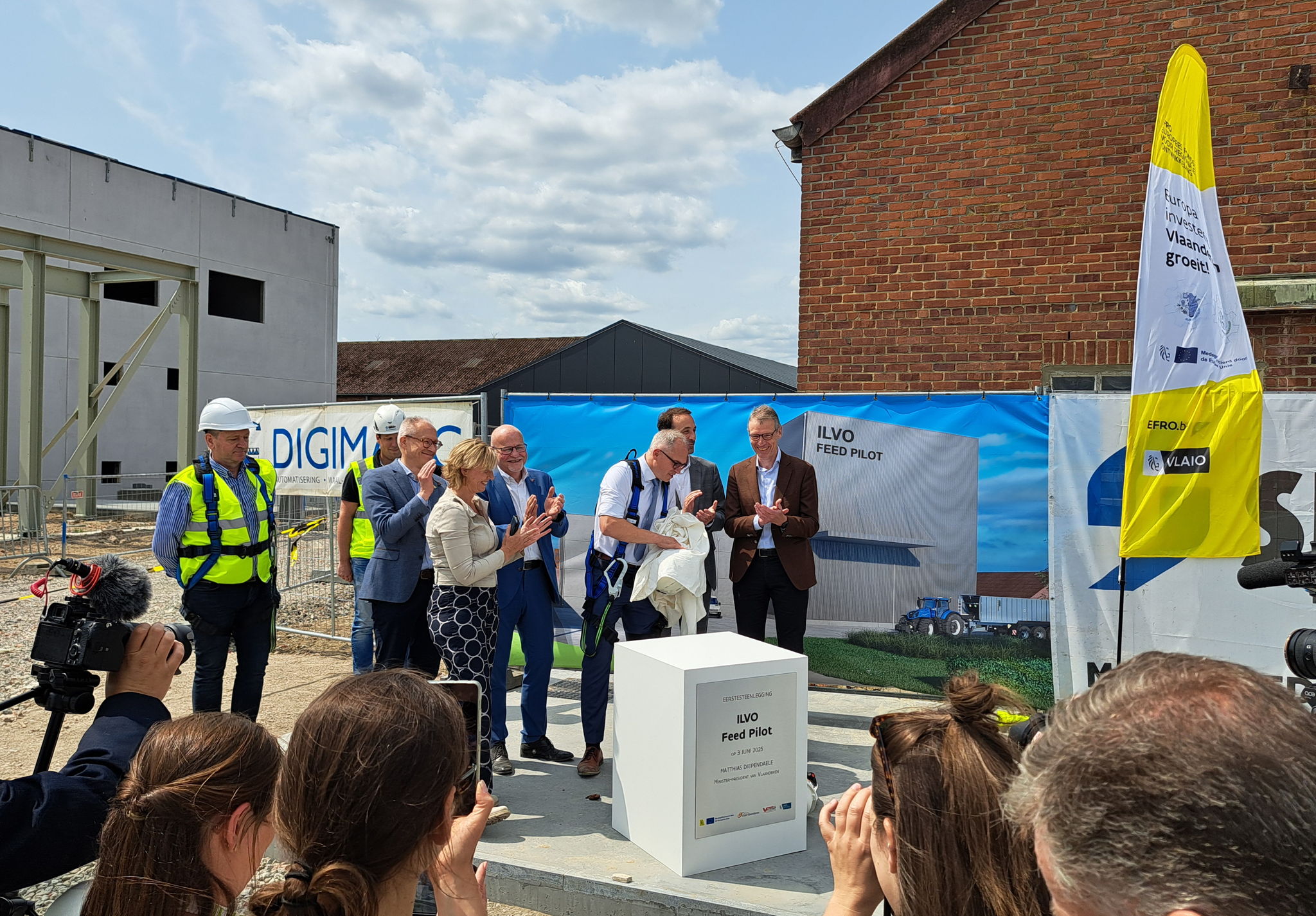 Eerste steen voor Feed Pilot bij ILVO