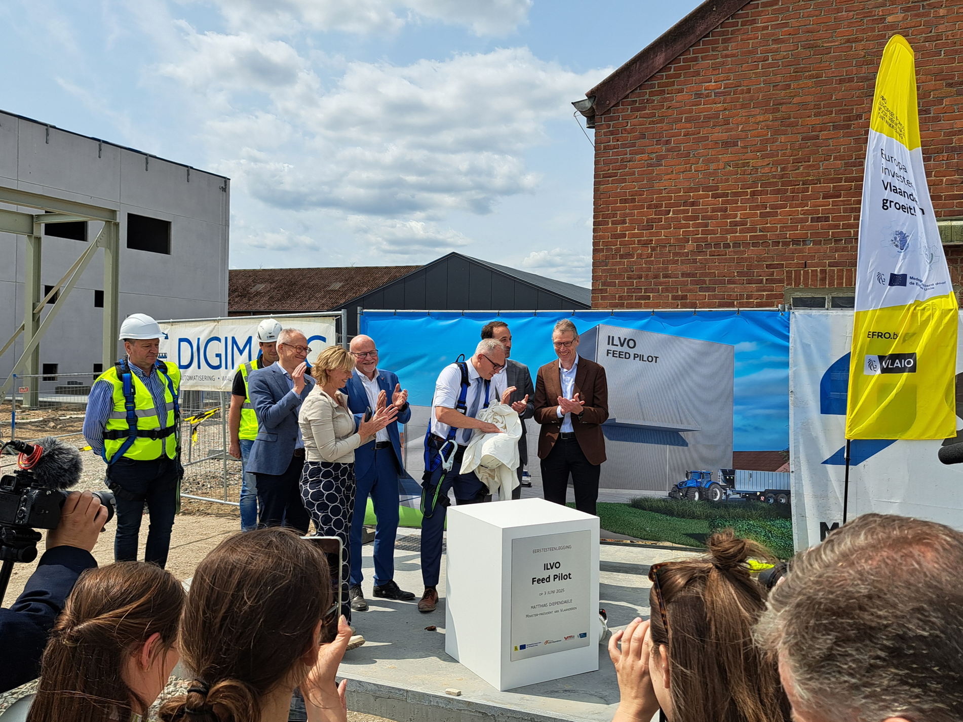 Eerste steen voor Feed Pilot bij ILVO