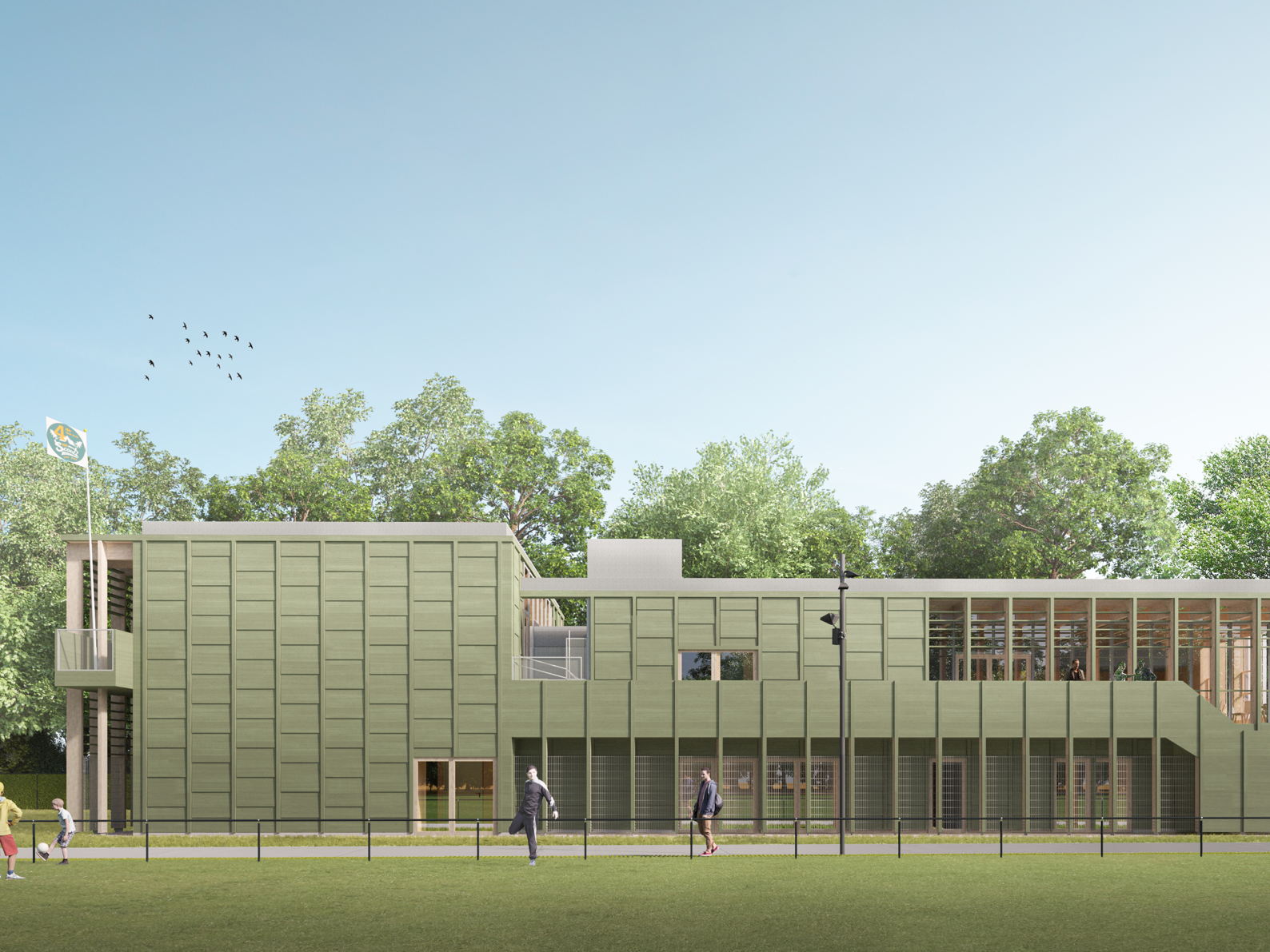 Start werken nieuwe lokalen City Pirates en scouts Bouckenborghpark