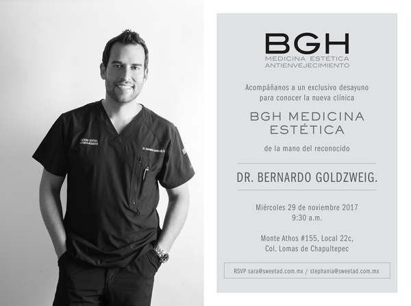 Invitación :: Acompáñanos a conocer la nueva clínica BGH Medicina Estética