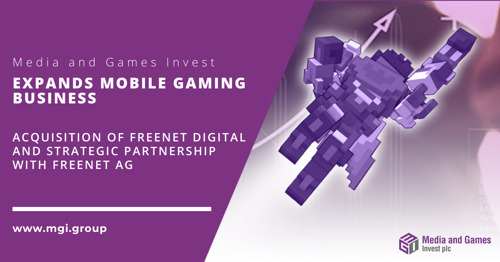 Media and Games Invest (MGI) erzielt Einigung über den Erwerb der freenet digital GmbH als Teil einer strategischen Partnerschaft mit der freenet AG
