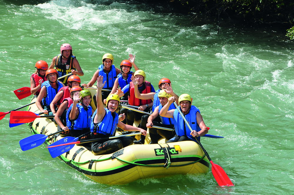 Wassersport mit Freunden