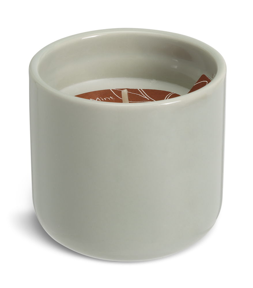Habitat Small candle Fig Leaf - Saffron, £5