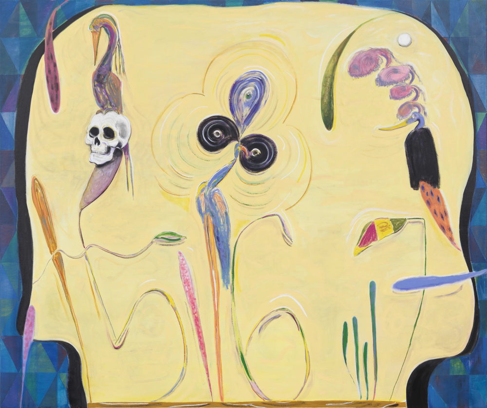 RYAN  Renaissance of counting , 2018. Oil on canvas, 185 x 220 cm. Courtesy Tim Van Laere Gallery, Antwerp