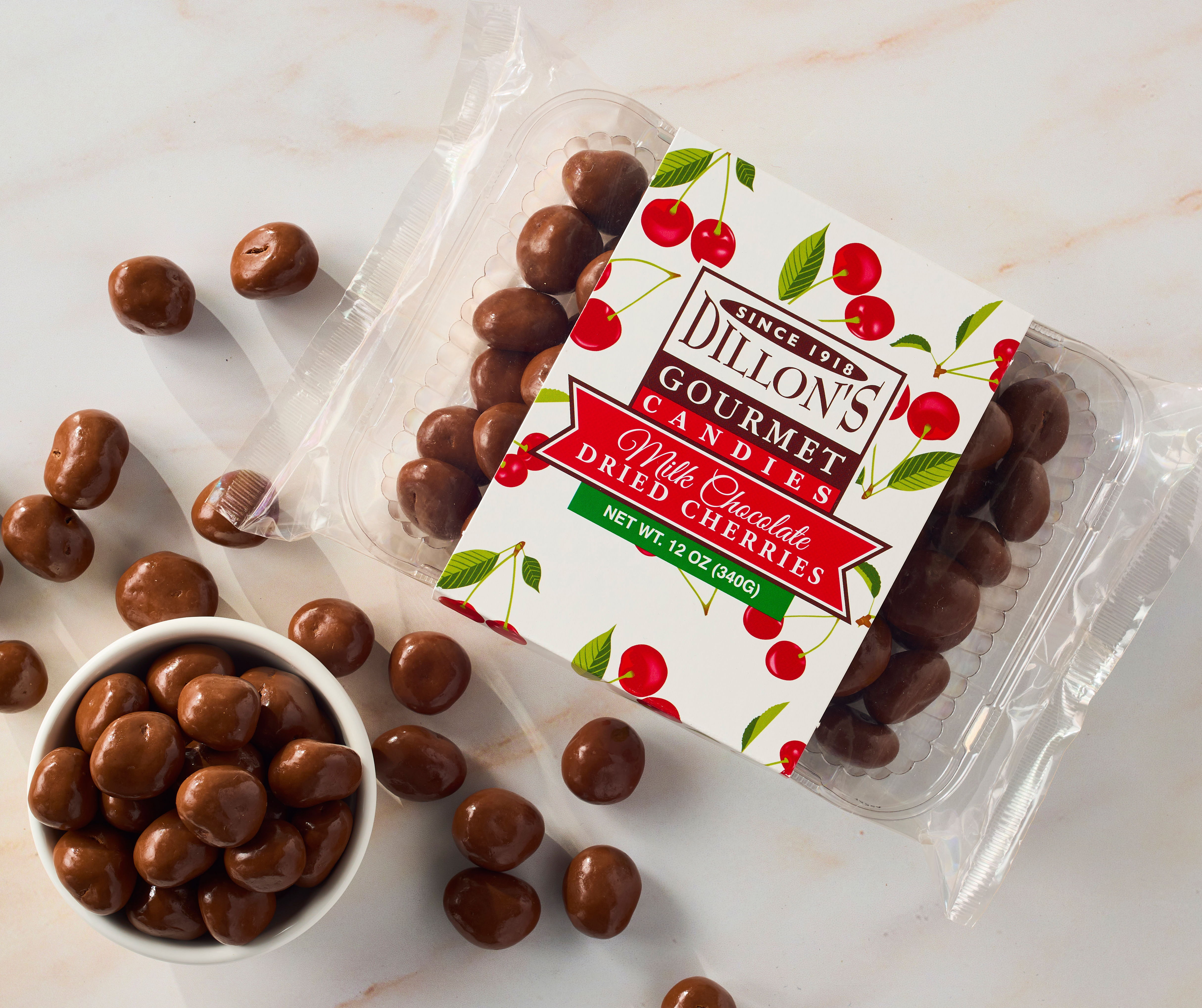 12 oz Milk Chocolate Cherry Package