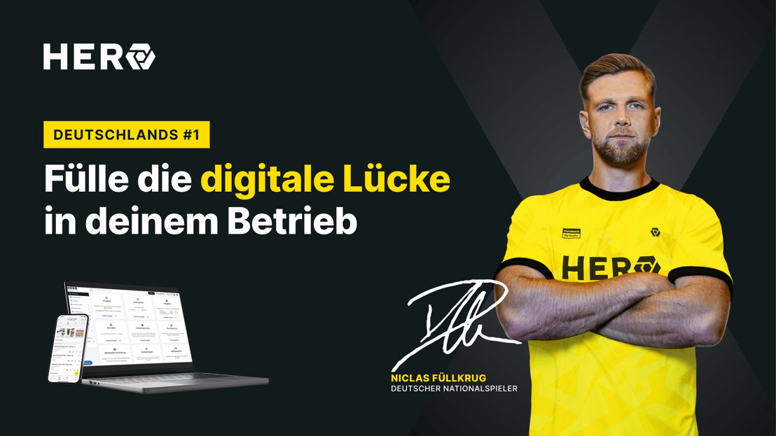 Niclas Füllkrug, Fußball-Nationalspieler und Markenbotschafter für HERO
