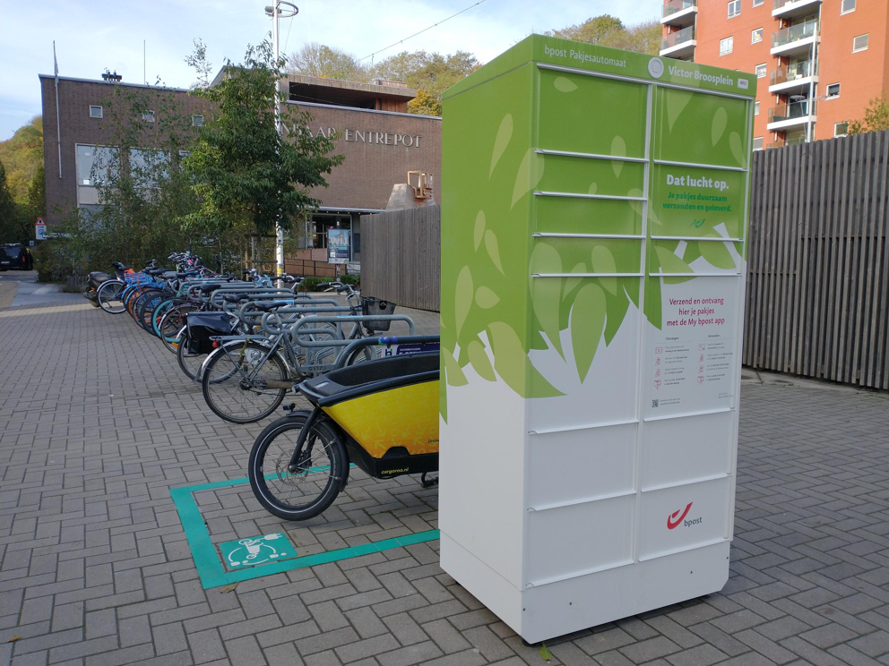 Eerste pakjesautomaten van de Leuvense Ecozone geïnstalleerd