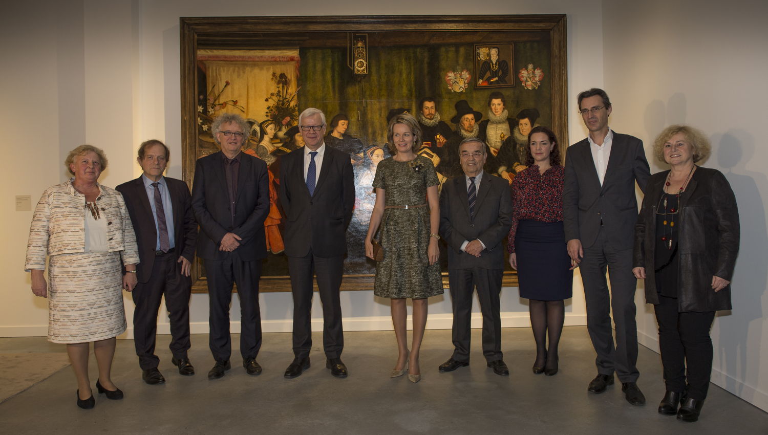 Koningin Mathilde bezoekt 'Op zoek naar Utopia' in M-Museum Leuven
(c) Rudi Van Beek