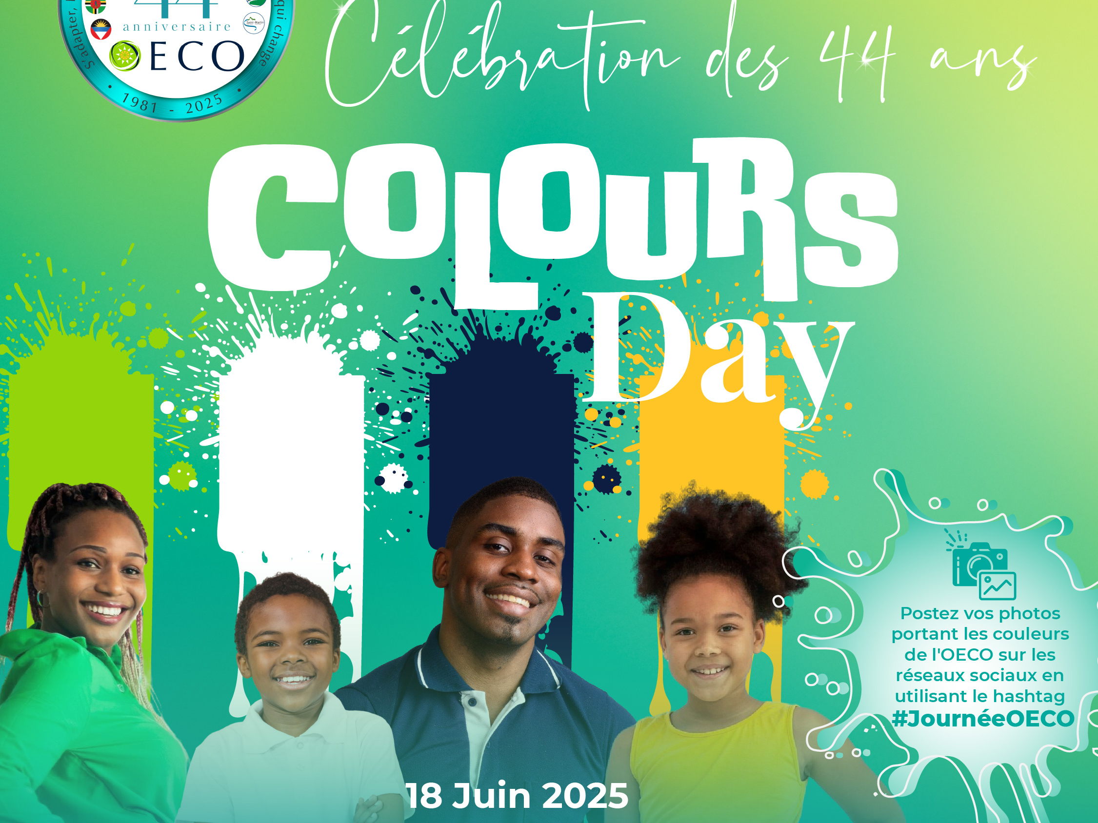 L'OECO annonce la Journée des Couleurs pour célébrer son 44e anniversaire