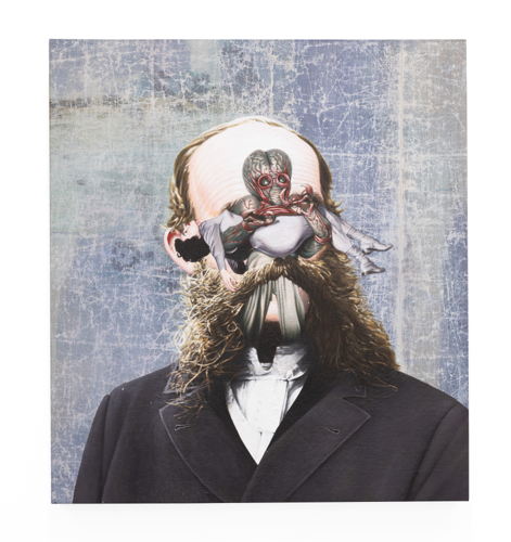 Official Portrait (Metaluna Mutant and Beautiful Girl), 2019, Courtesy Gagosian