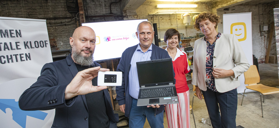 Telenet breidt project rond basisinternet voor kwetsbare gezinnen uit samen met Ondernemers voor een Warm België en Link in de Kabel