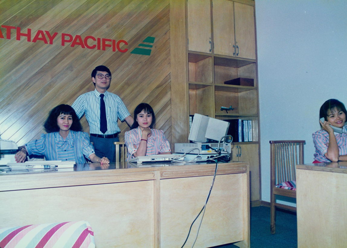 Văn phòng Cathay Pacific tại Thành phố Hồ Chí Minh được khai trương vào năm 1992 (Ảnh: Cathay)