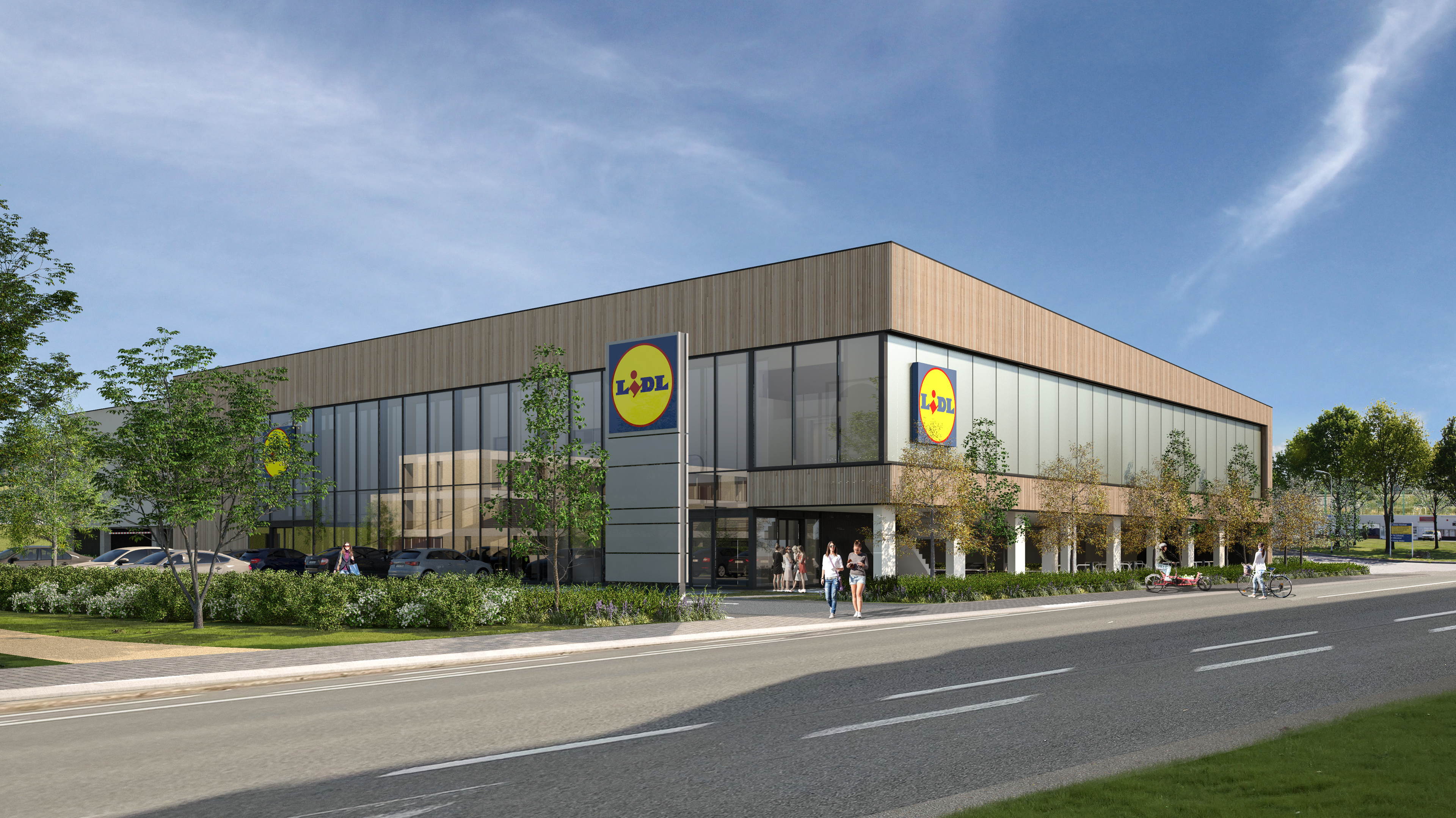 Opening vernieuwde Lidl-winkel in Wondelgem