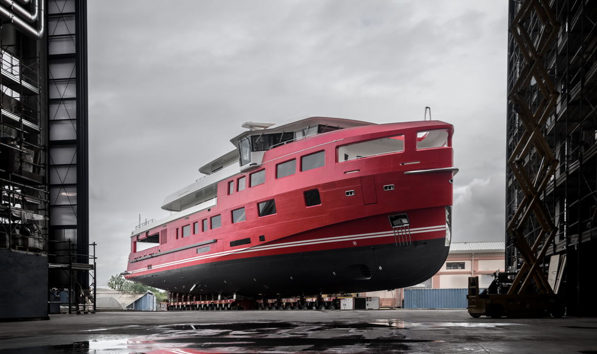 M/Y Akula, project by Gian Paolo Nari and interior design by FM Architettura