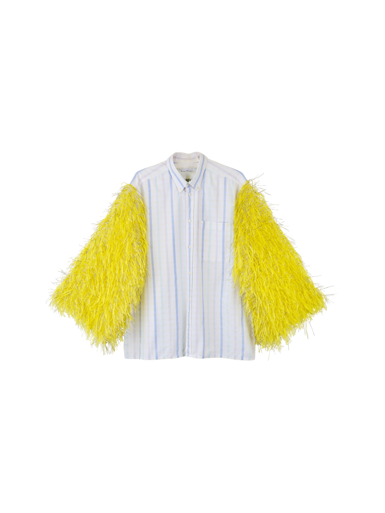 ReBELLE Antwerp_2024_Pino Shirt White Blue Stripe_EUR179