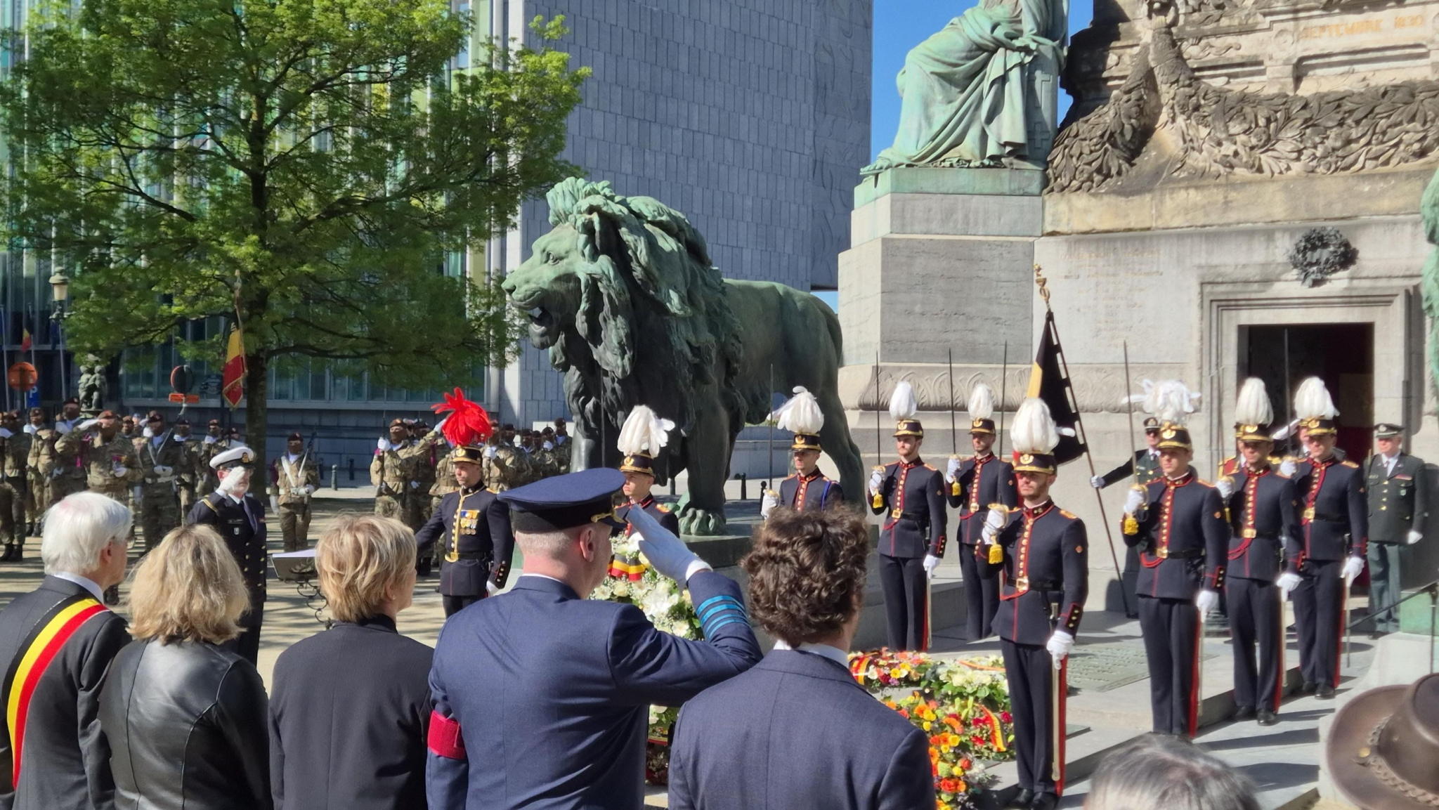 Belgium honours fallen troops in ceremony at Tomb of Unknown Soldier