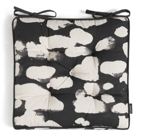Habitat Nurture Ink Print Seat Cushion