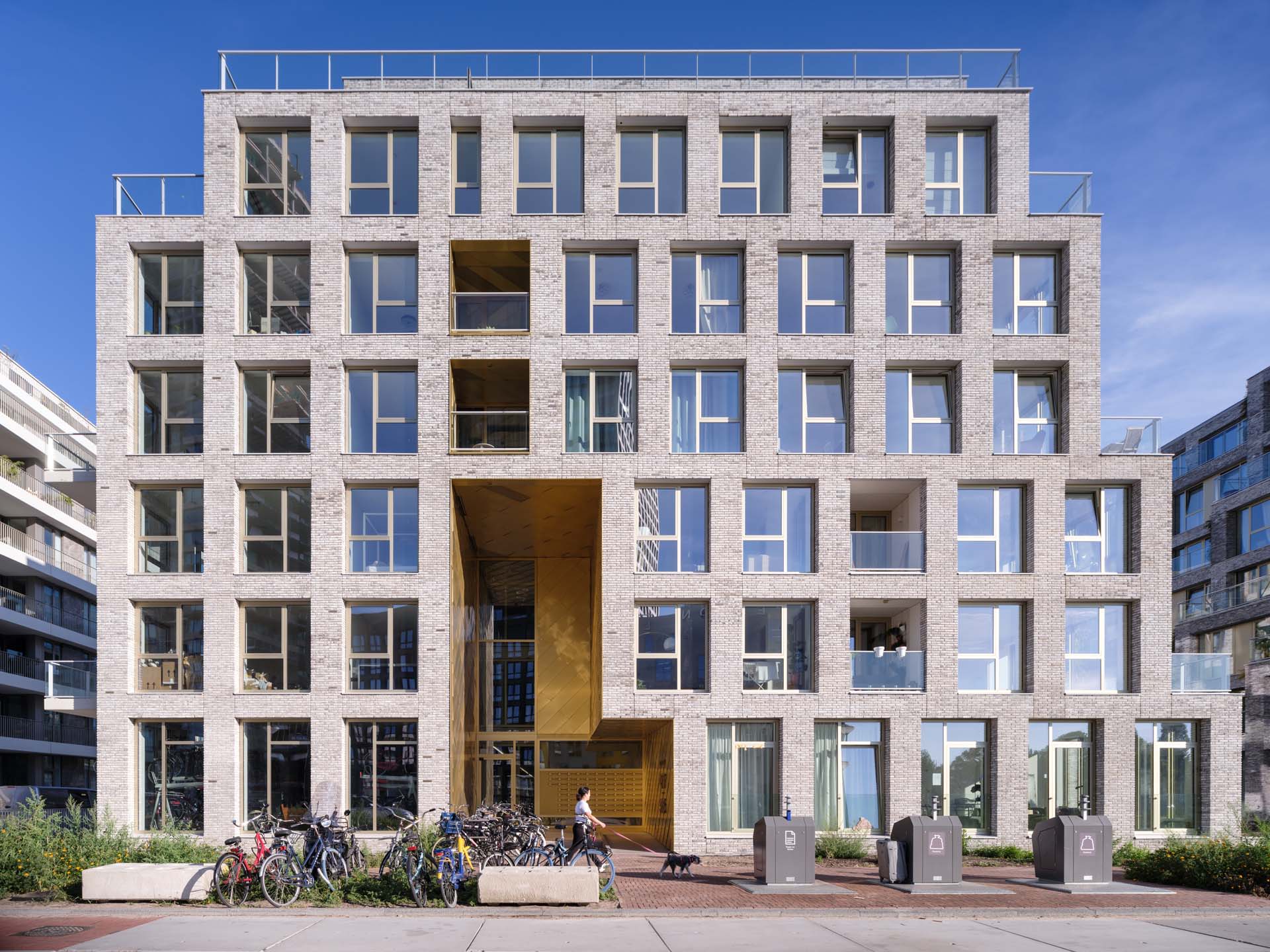The Twins van KCAP, een woonensemble als een groene vallei