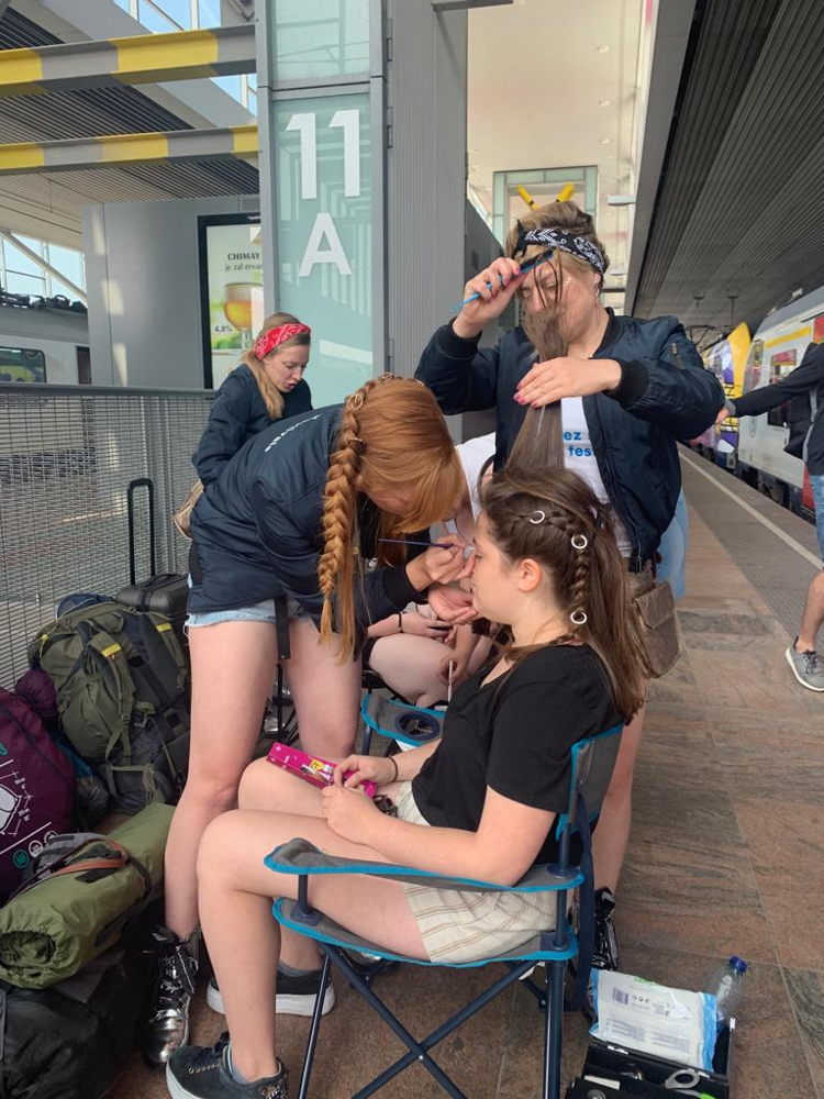 Train des Festivals à Rock Werchter