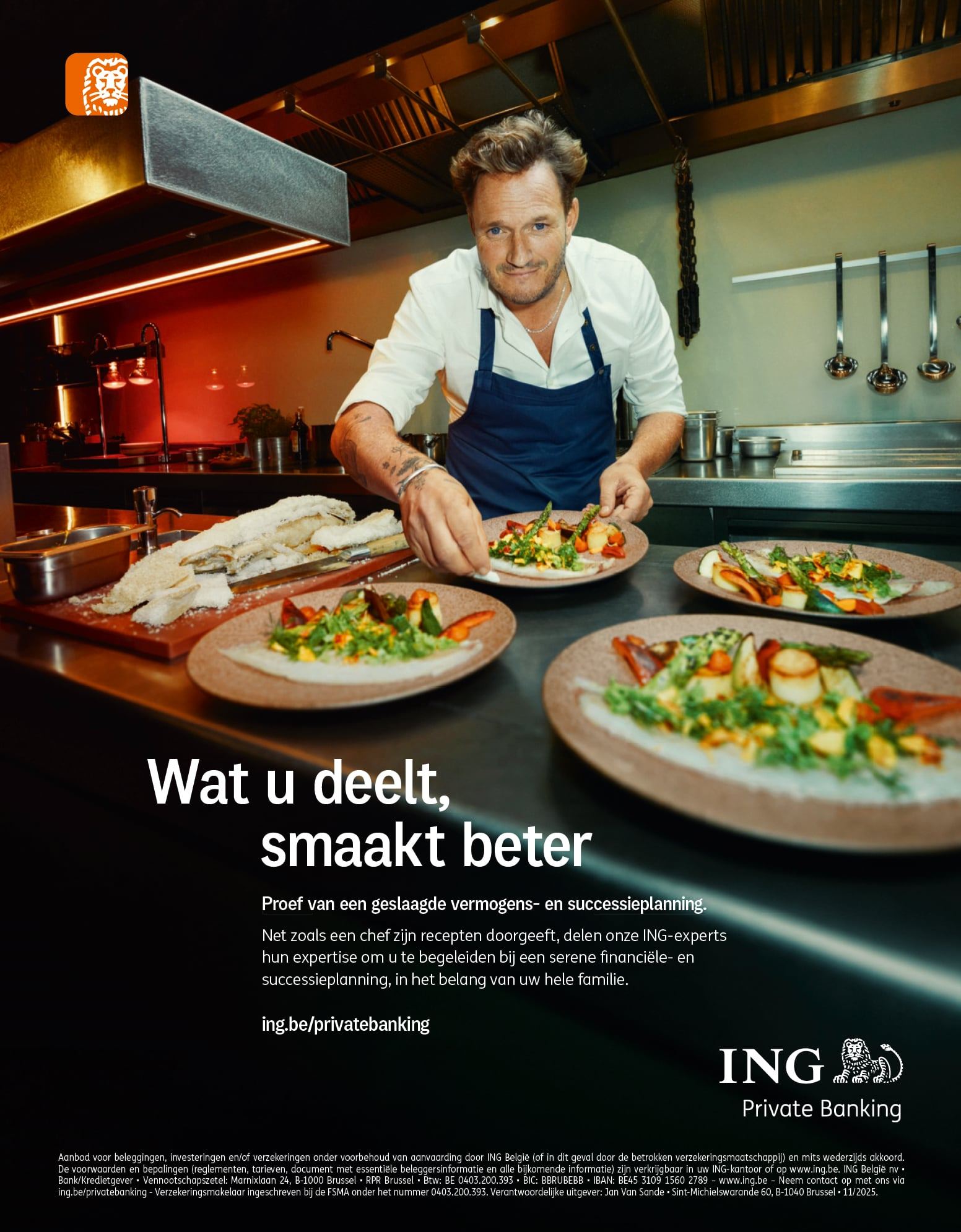 ING Private Banking op smaak gebracht door TBWA.