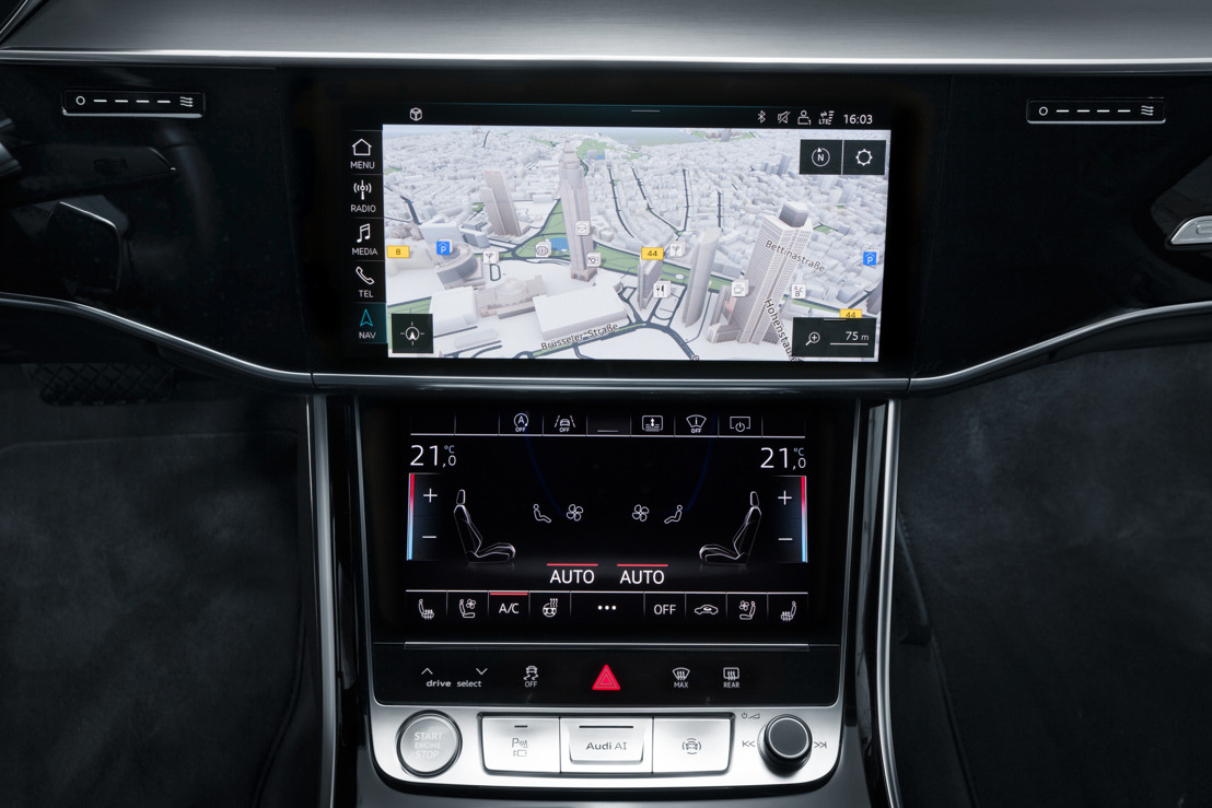 Système de navigation au top niveau : Audi et HERE travaillent main dans la main