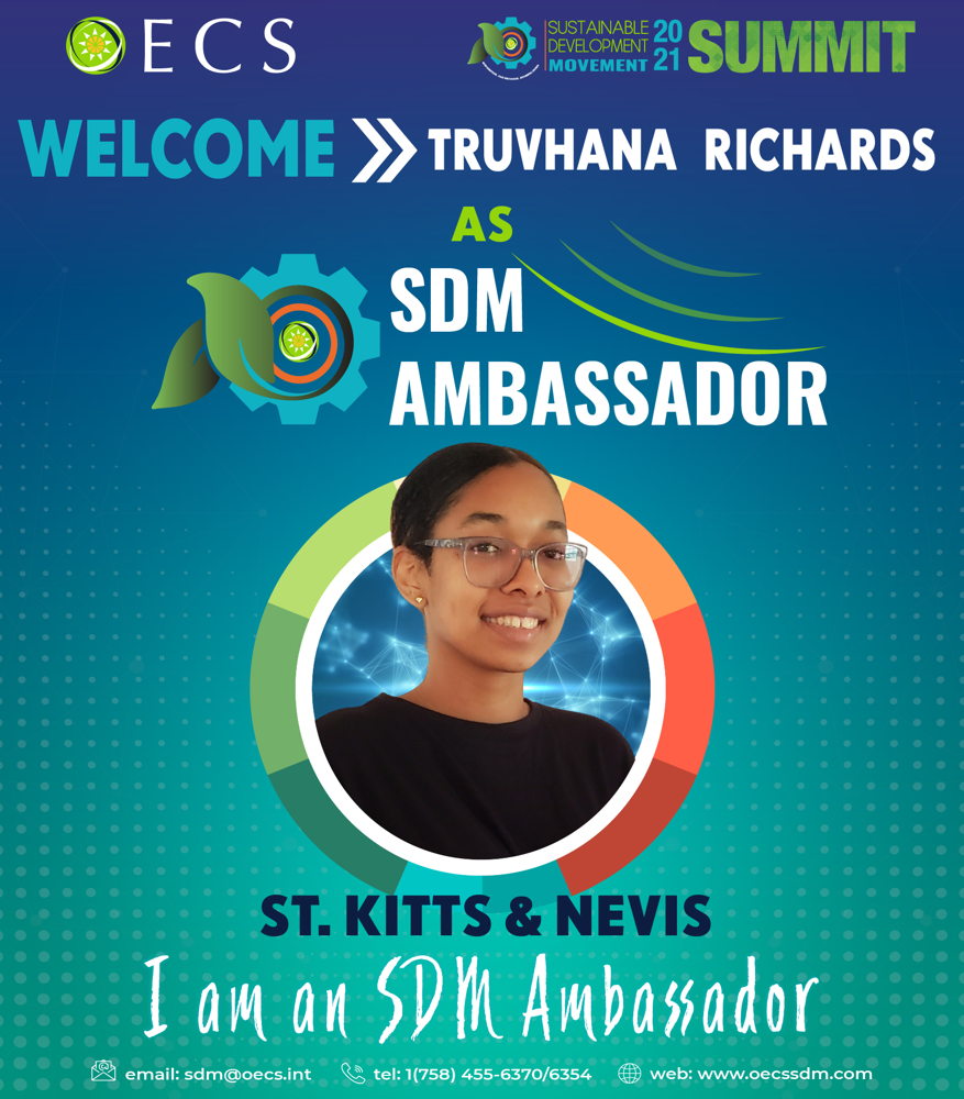 2021 SDM Ambassador - Truvhana Richard - Welcome