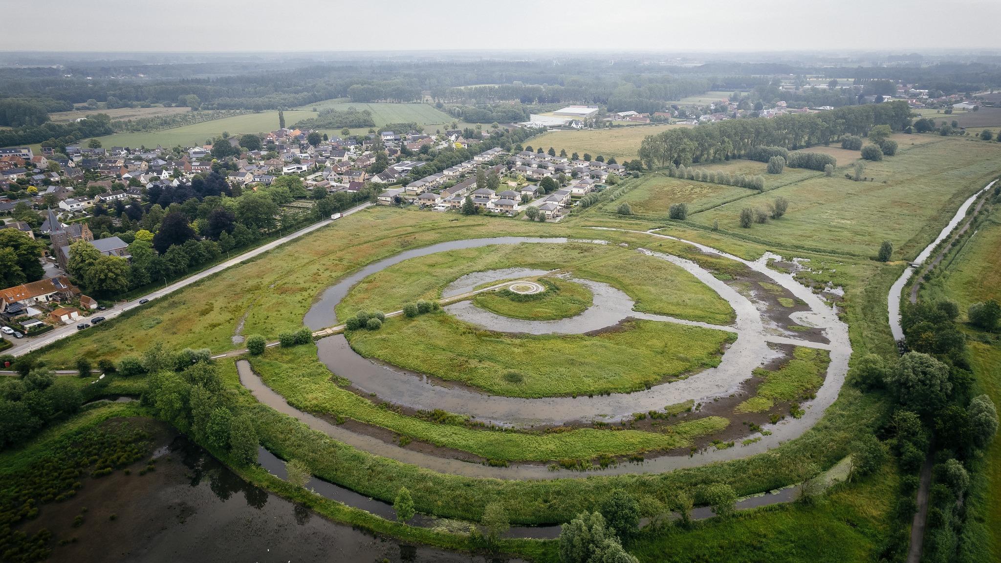 Luchtbeeld gemaakt tijdens de herinrichtingswerken ©Stad Brugge Luchtbeeld gemaakt tijdens de herinrichtingswerken ©Stad Brugge