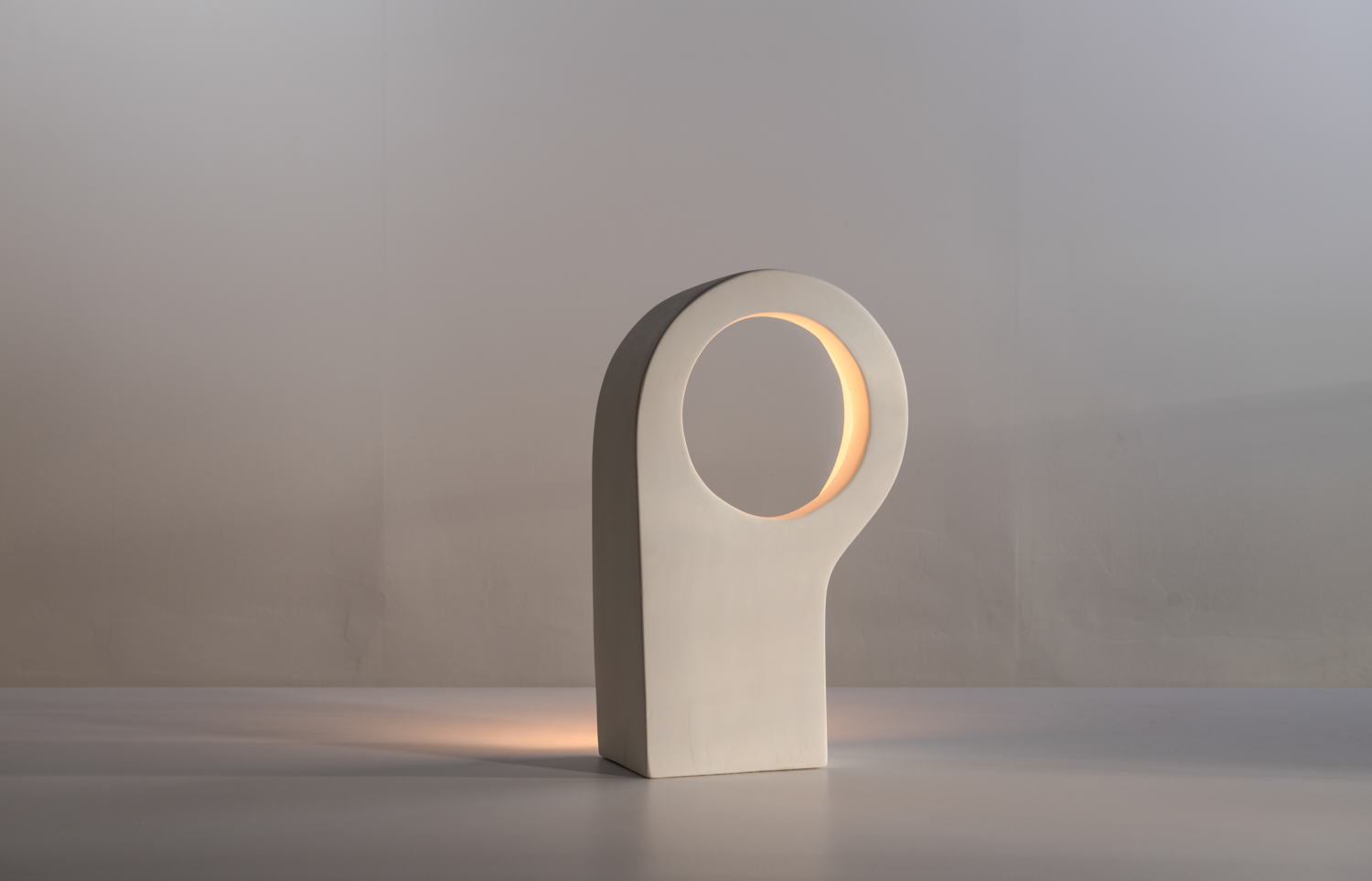 PIERRE C ON PLANET C-19 2020 Small tabletop lamp Plaster