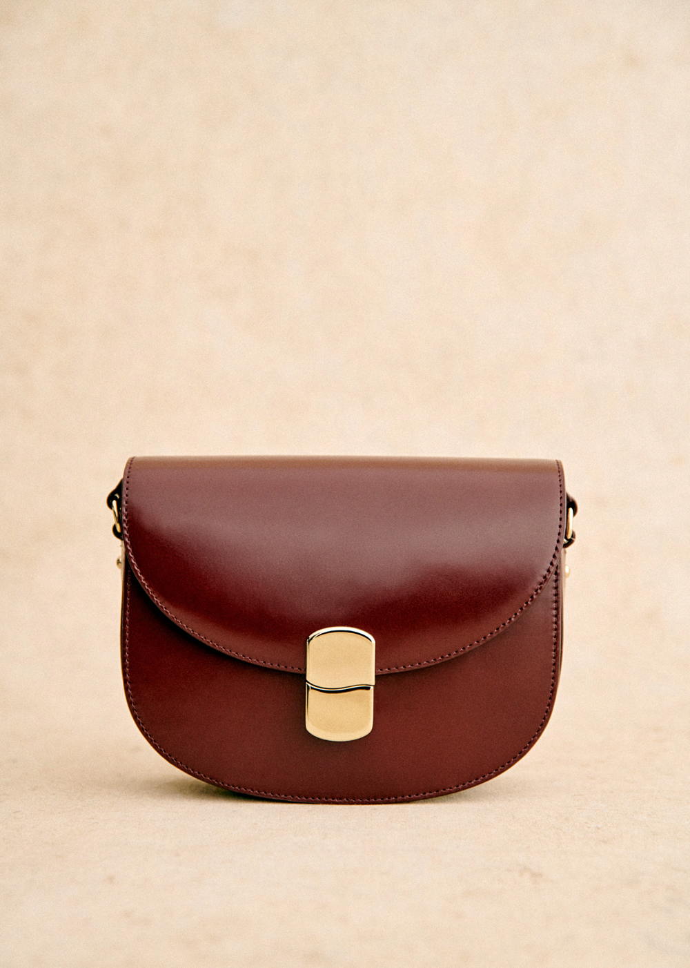 Sézane - Sac Claude - Bordeaux glacé - 345€