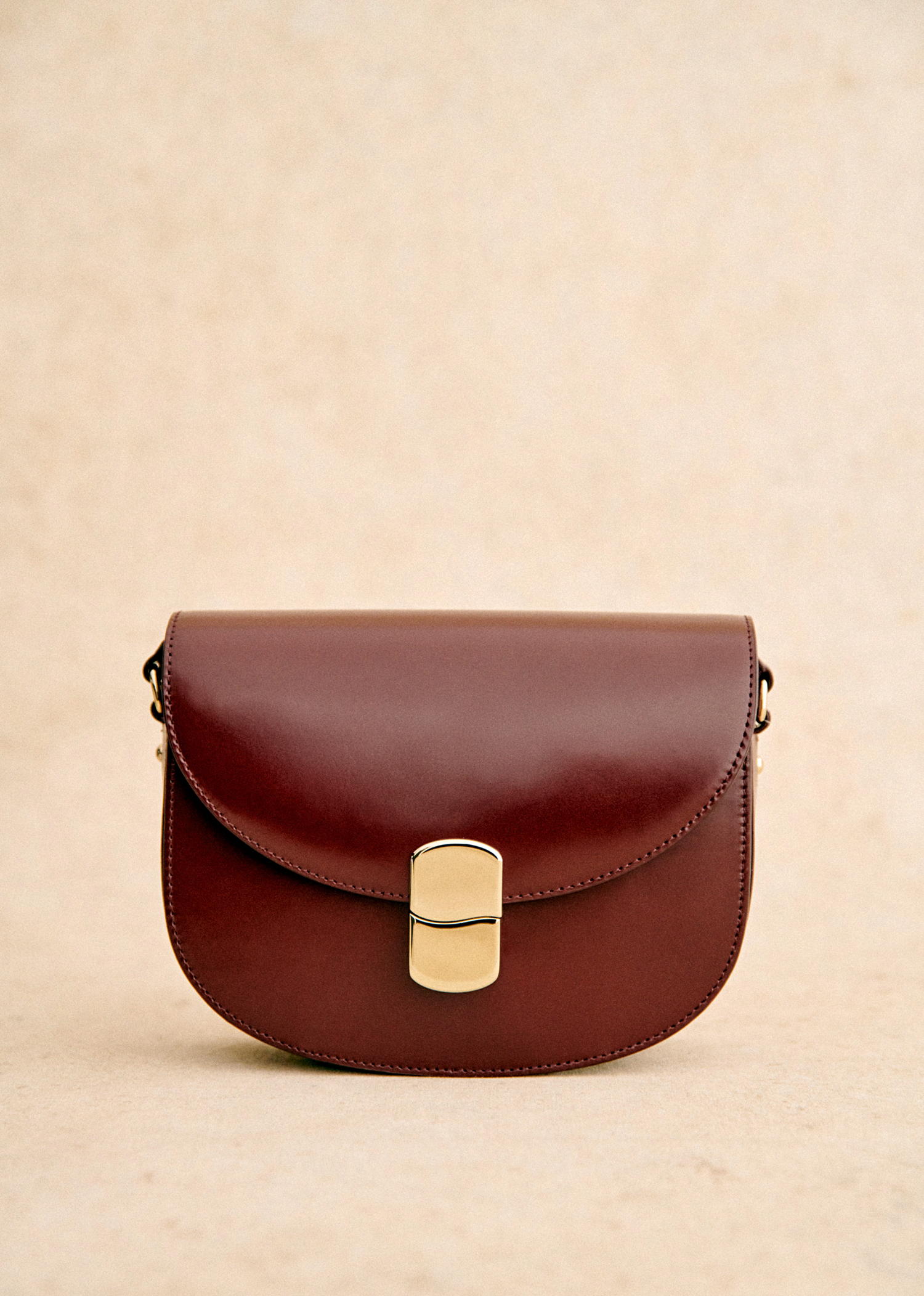 Sézane - Sac Claude - Bordeaux glacé - 345€