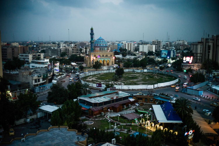 Firdos Square in bagdad - (c) BBC