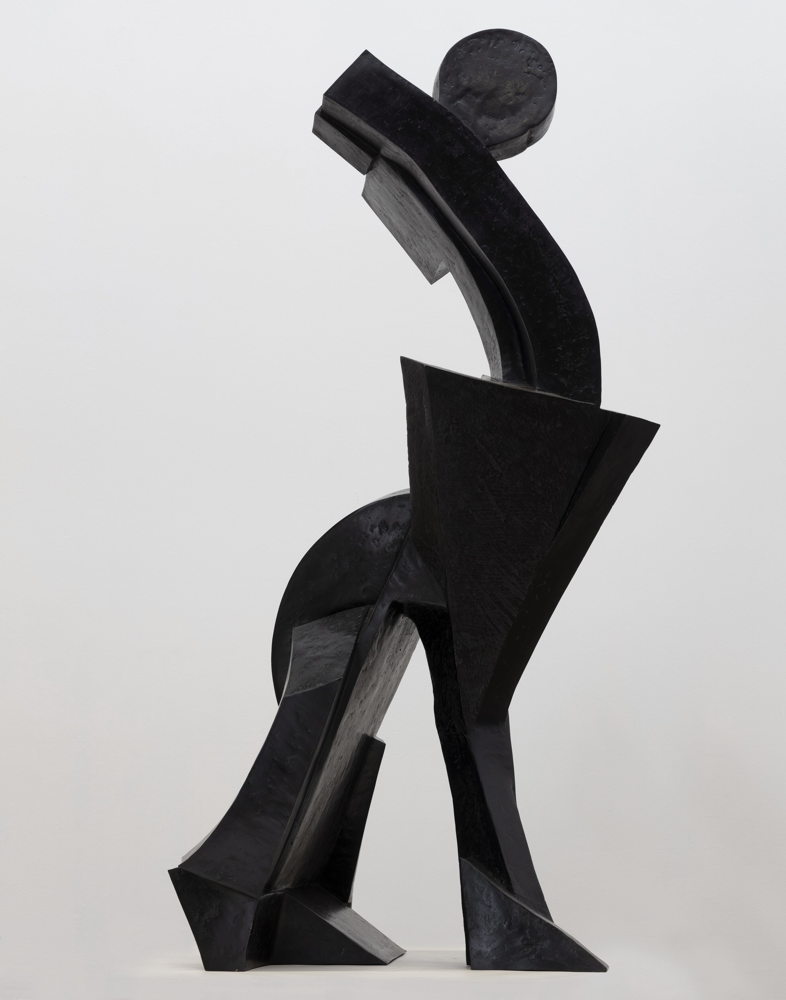 William Kentridge, Her, 2021, Bronze, 134 x 62.5 x 70 cm / 52 3/4 x 24 5/8 x 27 1/2 in © William Kentridge. Courtesy the artist and Hauser & Wirth William Kentridge, Her, 2021, Bronze, 134 x 62.5 x 70 cm / 52 3/4 x 24 5/8 x 27 1/2 in © William Kentridge. Courtesy the artist and Hauser & Wirth