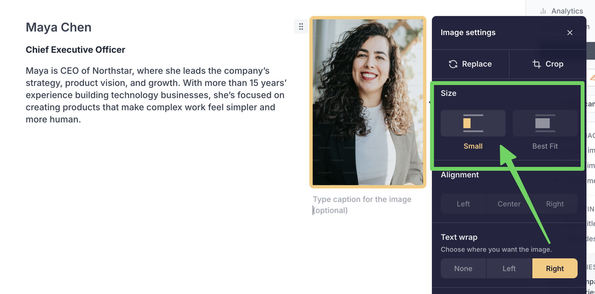 New menu option for making images smaller when text wrapping New menu option for making images smaller when text wrapping