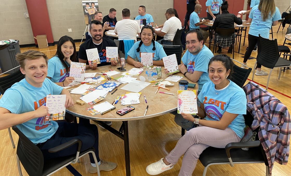 Building a Community of Support: Queer and Ally Volunteers Unite To Celebrate LGBTQ History Month With Back-2-School Kits and Notes of Inspiration for Students 🏳️‍🌈 🏳️‍⚧️