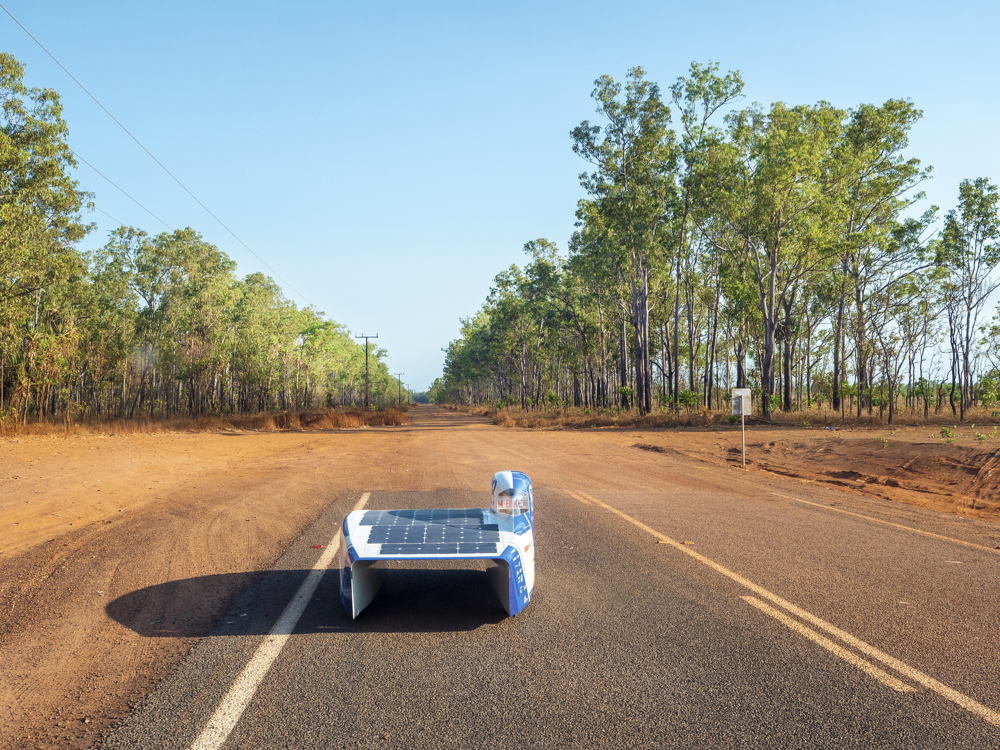 BluePoint op de openbare weg in Australië