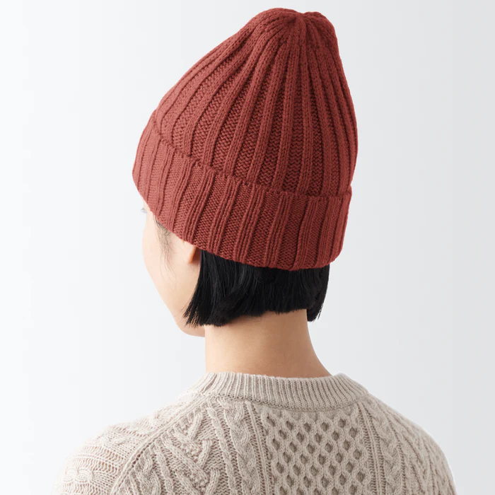 MUJI Wool Ribbed Beanie, $29.90, muji.us