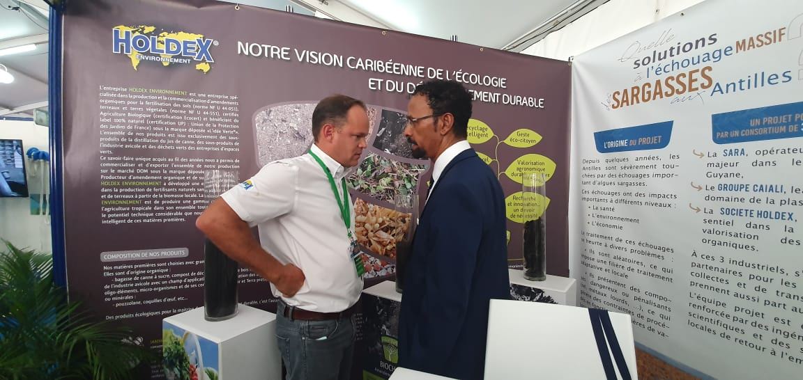 Louis BOUTRIN, Conseiller exécutif à la Collectivité Territoriale de Martinique, au SARG'EXPO.