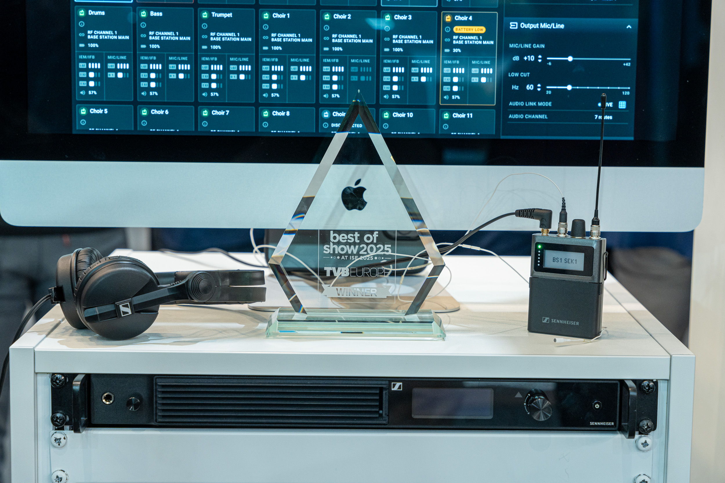 While Installation honoured the EW-DX four-channel receiver, TVB Europe awarded Spectera with a Best of Show award