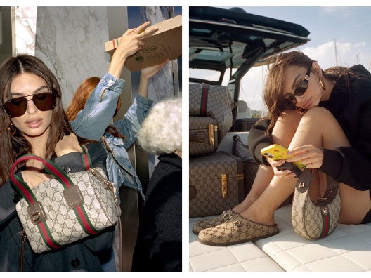 GUCCI CELEBRATING THE HOUSE’S MONOGRAM WITH EMILY RATAJKOWSKI: A GG OBSESSION