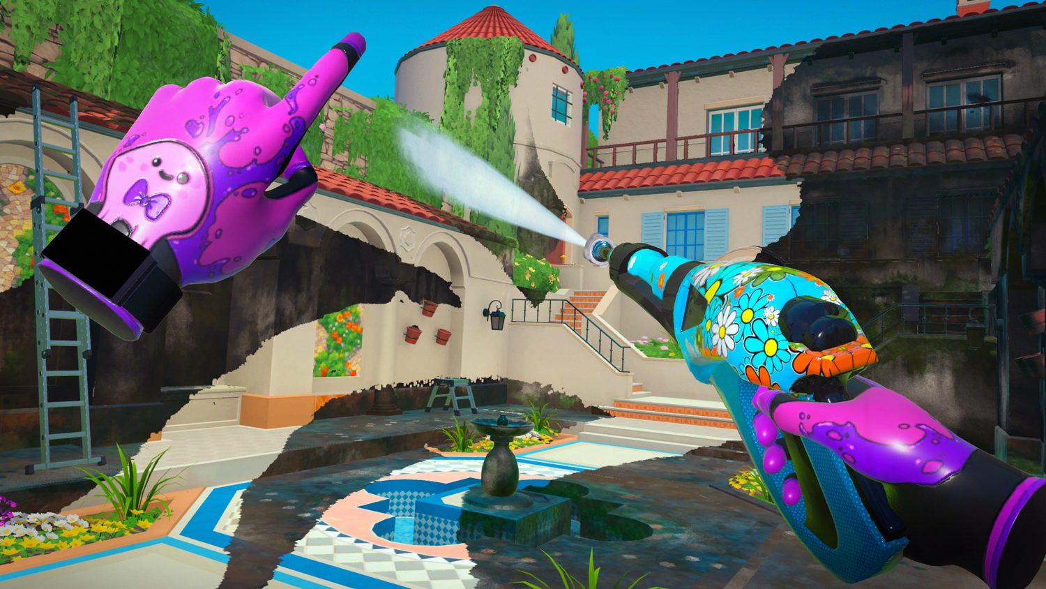 PowerWash Simulator VR - The Muckingham Files - Screenshot -SpanishVilla