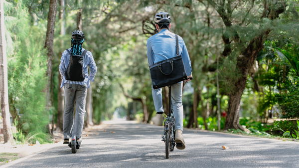 9% meer arbeidswegongevallen met zachte mobiliteit